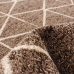 Rhea // Chocolate Rug (5'7"L x 3'11"W)