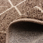 Rhea // Chocolate Rug (5'7"L x 3'11"W)