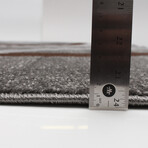 Viola // Dark Gray Rug (5'7"L x 3'11"W)