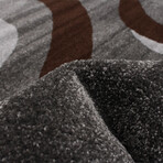 Viola // Dark Gray Rug (5'7"L x 3'11"W)