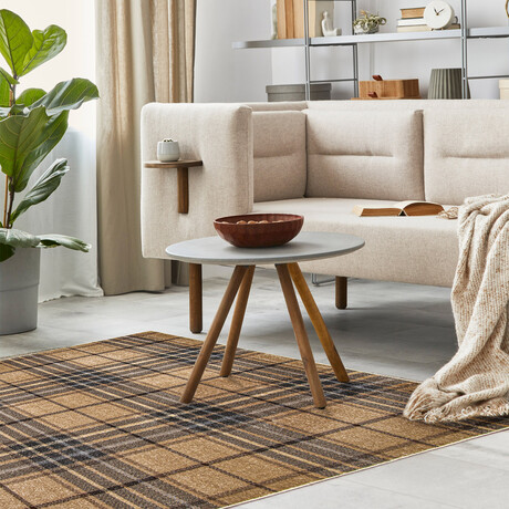 Burburry // Caramel Rug (5'7"L x 3'11"W)