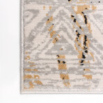 Kashmir // Ivory (7'3"L x 5'3"W)