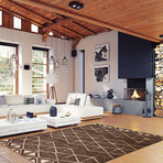 Rhea // Chocolate Rug (5'7"L x 3'11"W)