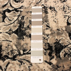 Raven // Ivory + Black Rug (10'0"L x 7'10"W)