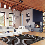 Viola // Dark Gray Rug (5'7"L x 3'11"W)