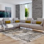 Kashmir // Ivory (7'3"L x 5'3"W)