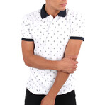 Anchor Polo Shirt // White (Small)