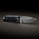 Boone Damascus Steel Skinner With Tali Wood Handle