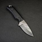 Boone Damascus Steel Skinner With Tali Wood Handle