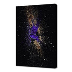 Basketball Dunk Glitter (12"H X 8"W x 0.75"D)
