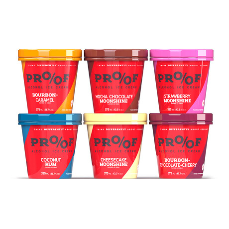 Classic Collection // 6 Pack Alcohol Ice Cream