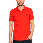 Richard Polo Shirt // Red + Navy (S)