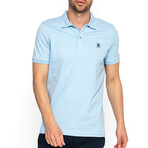 Henry Polo Shirt // Blue + Navy (3XL)