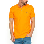 Otto Polo Shirt // Orange + Sax (3XL)