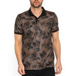 Barrett Short Sleeve Polo Shirt // Brown (XL)