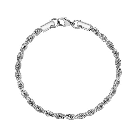 Steel Rope Bracelet // 4mm (6.5"L)