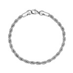 Steel Rope Bracelet // 4mm (6.5"L)