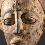 Genuine Wooden Yoruba Mask with Pigment // V1