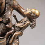 Genuine Bronze Maternity Statue with Offering Bowl
