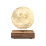 Smart Moon Levitating Lamp (Walnut)