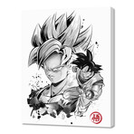 Super Saiyan Warrior (10"H x 8"W x 0.75"D)