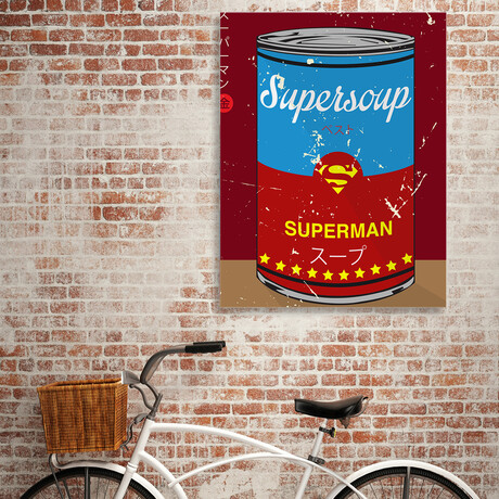 Superman // Supersoup Series (10"H x 8"W x 0.75"D)