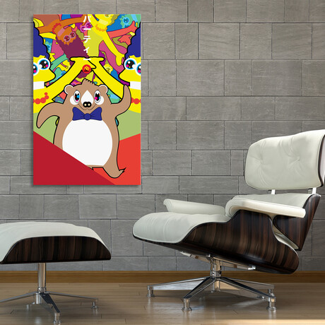 Party Time III (12"H x 8"W x 0.75"D)