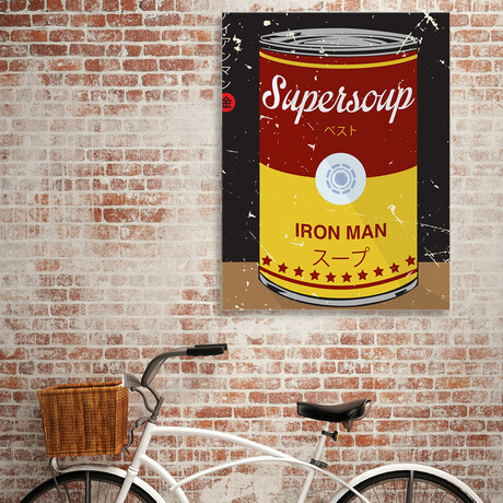 Iron Man // Supersoup Series (10"H x 8"W x 0.75"D)