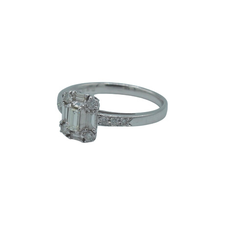 Fine Jewelry // Platinum Diamond Ring // Ring Size: 6 // New