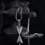 Arrowhead Necklace // Silver