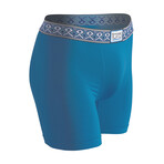 Stoked Flip Flop Boxer Briefs // Teal (Small)