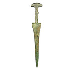 Luristan Bronze Dagger Ancient Near East // Iran. Ca. 1st Millennium B.C. // 13.375”L