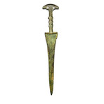 Luristan Bronze Dagger Ancient Near East // Iran. Ca. 1st Millennium B.C. // 13.375”L