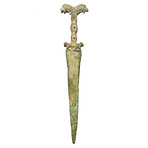 Luristan Bronze Dagger Ancient Near East // Iran. Ca. 1st Millennium B.C. // 14.25”L