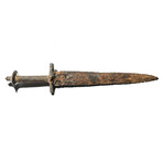 Roman Combination Iron & Bronze Dagger. Eastern Mediterranean to Middle East. Ca. 100 B.C. or earlier. // 13.75”L