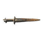 Roman Combination Iron & Bronze Dagger. Eastern Mediterranean to Middle East. Ca. 100 B.C. or earlier. // 13.75”L