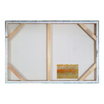 Row of Trees Red Print on Wrapped Canvas (12"W x 8"H x 1.5"D)