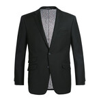 Slim Fit 2-Piece Wool Suit // Black (36R)