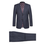 Slim Fit 2-Piece Striped Wool-Blend Suit // Navy (36R)