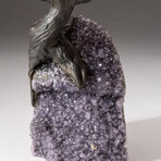 The Love Tree // Genuine Custom Rose Quartz Clustered Gemstone Tree on Amethyst Matrix // V2