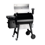 Z Grills 8 in 1 Wood Pellet Grill // Backyard Warrior + 20LB Oak Wood Pellets (Bronze + Black)