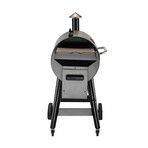 Z Grills 8 in 1 Wood Pellet Grill // Backyard Warrior + 20LB Oak Wood Pellets (Bronze + Black)