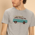 Blue Van T-Shirt // Gray (Small)