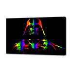 Gay Pride Darth Vader (16"H x 24"W x 1.5"D)