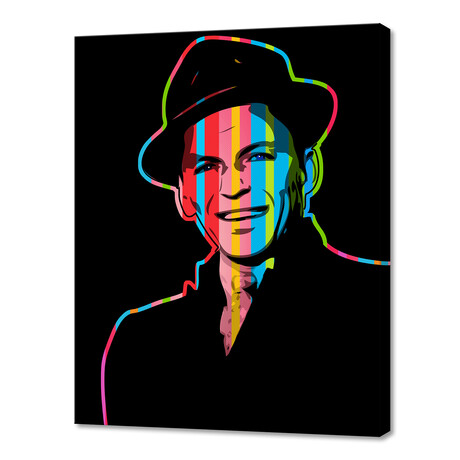 Frank Sinatra // Dark (10"H x 8"W x 0.75"D)