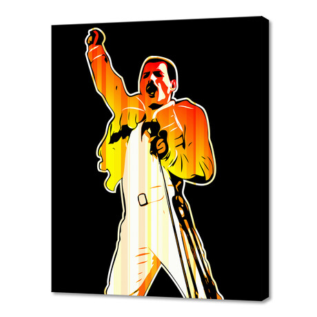 Freddie Mercury (10"H x 8"W x 0.75"D)