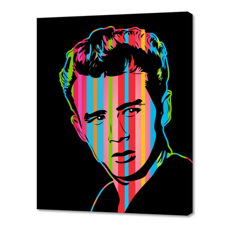 James Dean // Dark (10"H x 8"W x 0.75"D)