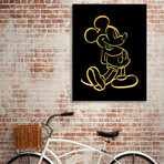 Mickey Mouse // Gold Series (10"H x 8"W x 0.75"D)