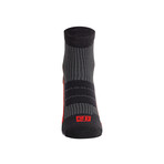 Performance Quarter Socks // Black (S)