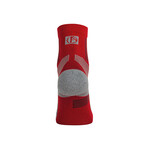 Performance Quarter Socks // Red (S)